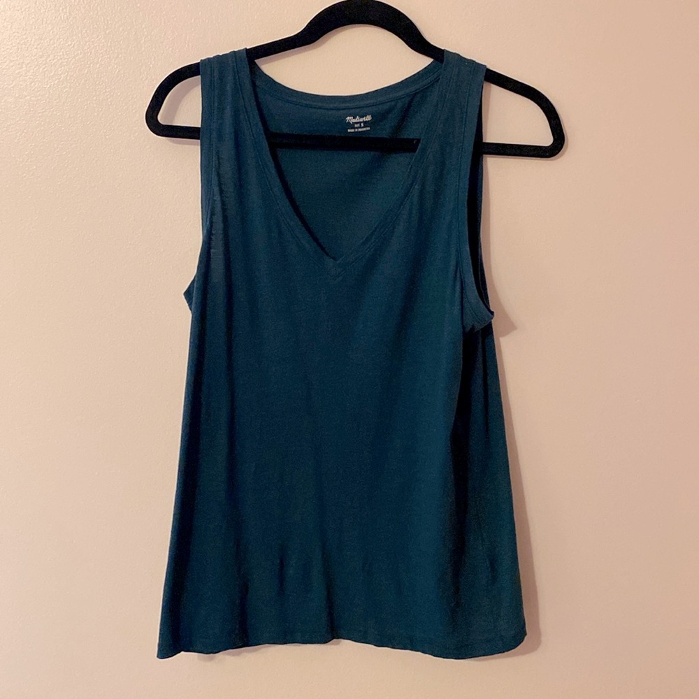 Dark Teal Madewell Tank Top Size Small